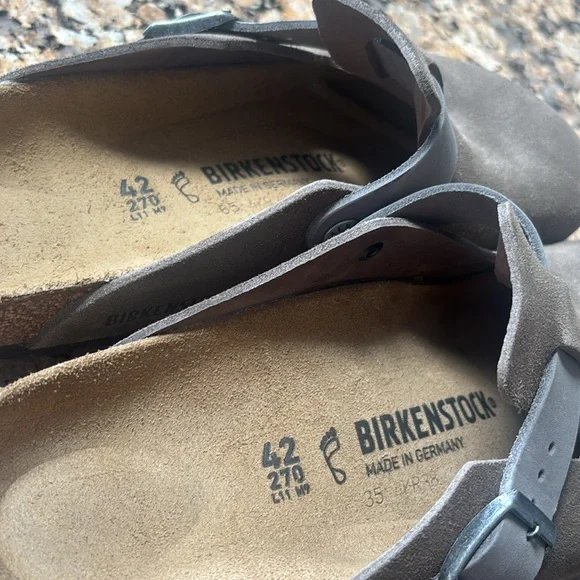 Men’s Birkenstock Size 42 Boston concrete sandals$160 - Picture 7 of 7